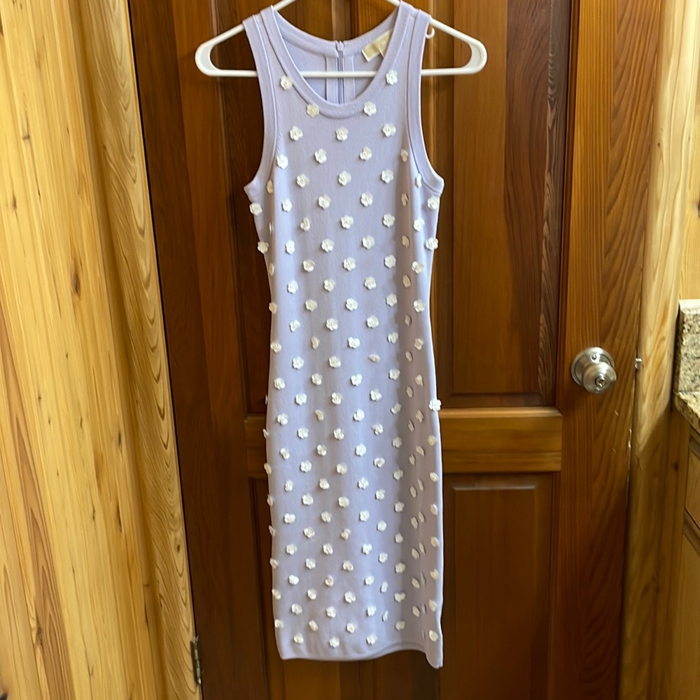 Michael Kors flower embellished dress